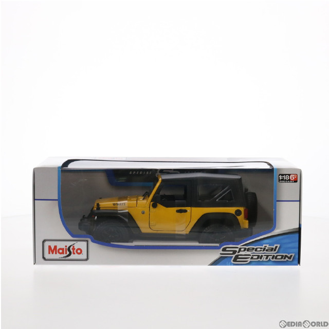 [MDL]2014 Jeep(ジープ) Wrangler(イエロー) SPECIAL EDITION 1/18 完成品 ミニカー(46629) Maisto(マイスト)
