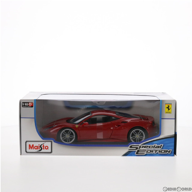 [MDL]Ferrari(フェラーリ) 488 GTB(レッド) SPECIAL EDITION 1/18 完成品 ミニカー(46629) Maisto(マイスト)