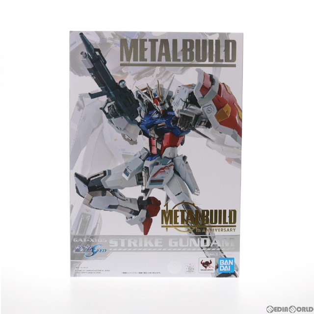 [FIG]魂ウェブ商店限定 METAL BUILD ストライクガンダム -METAL BUILD 10th Ver.- 機動戦士ガンダムSEED(シード) 完成品 可動フィギュア バンダイスピリッツ