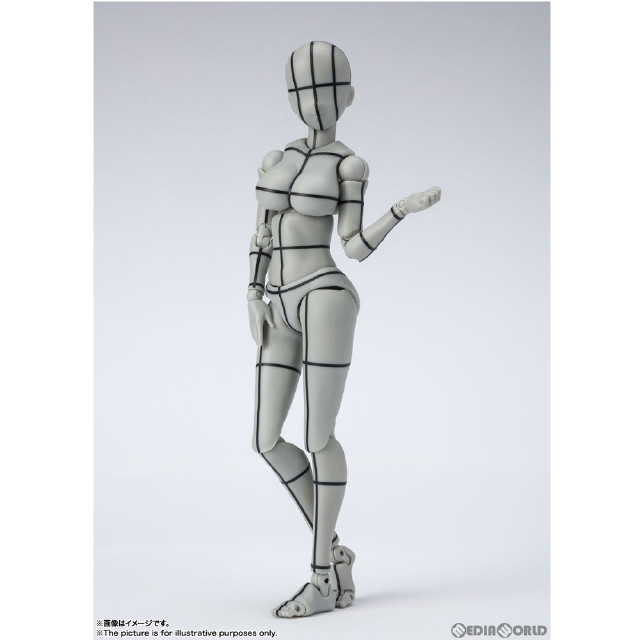 [FIG]S.H.Figuarts(フィギュアーツ) ボディちゃん -矢吹健太朗- ワイヤーフレーム(Gray Color Ver.) 完成品 可動フィギュア バンダイスピリッツ