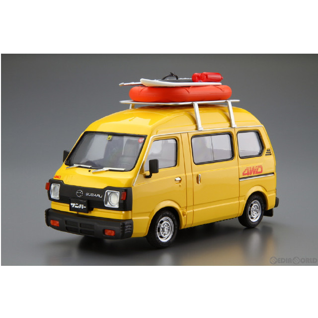 [PTM]ザ・モデルカー No.55 1/24 スバル K88 サンバー ハイルーフ4WD '80 プラモデル アオシマ