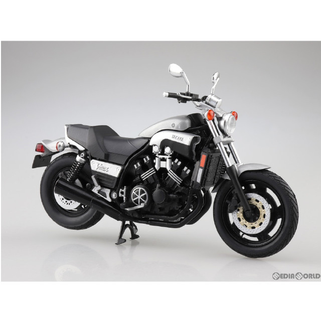 [MDL]1/12 完成品バイク Yamaha Vmax ニューシルバーダスト ミニカー スカイネット(アオシマ)