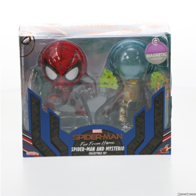 [FIG]スパイダーマン(ウェブ・シューティング版)&ミステリオ 2体セット 「スパイダーマン:ファー・フロム・ホーム」 コスベイビー サイズS フィギュア ホットトイズ