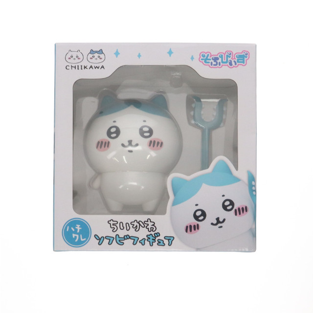 [FIG]ハチワレ 「ちいかわ なんか小さくてかわいいやつ」 ソフビ フィギュア グレイ・パーカー・サービス
