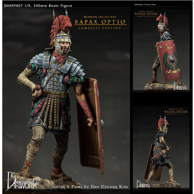 [FIG]第21ローマ軍団 ラパクス 百人副長 1/9 レジンキャストキット フィギュア DG Artwork(DGアートワーク)