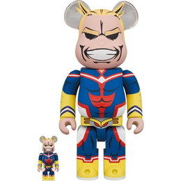 [FIG]BE＠RBRICK-ベアブリック- オールマイト 100%&400% 2体セット 「僕のヒーローアカデミア」 フィギュア メディコム・トイ