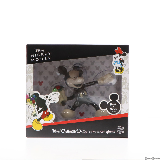 [FIG]VCD ミッキーマウス THROW MICKEY B&Wver. 「ディズニー」 Vinyl Collectible Dolls No.346 フィギュア メディコム・トイ