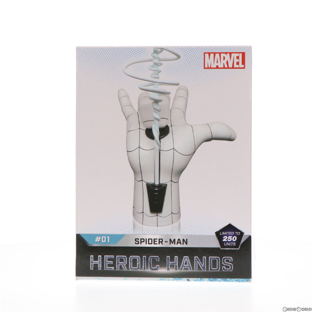 [FIG]スパイダーマン(ネガティブ・ゾーン・コスチューム限定) 「スパイダーマン」 ヒロイック・ハンド #01C 1/1 スタチュー マーベル・オールスターズ限定 フィギュア ホットトイズ/トイサピエンス