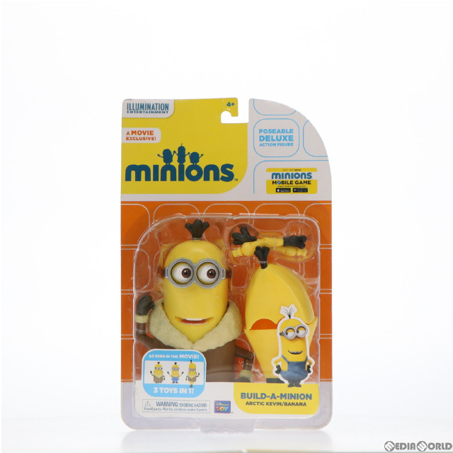[FIG]DXミニオンズ ビルド・ア・ミニオン ケビン(防寒服/バナナ) アクションフィギュア THINKWAY TOYS(シンクウェイ・トイズ)