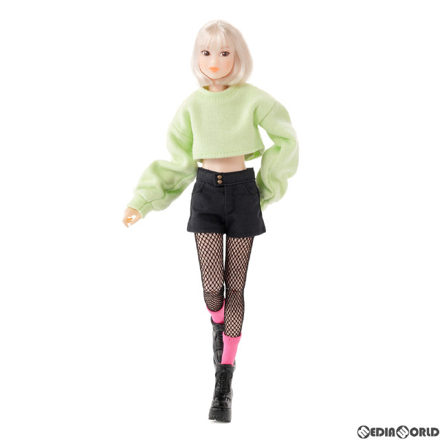 [FIG]momoko DOLL(モモコドール) GIRL POP lime cat(ガール ポップ ライムキャット) 1/6 完成品 ドール(221493) セキグチ