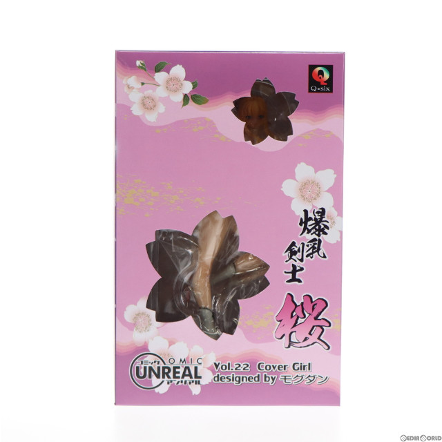 [FIG]爆乳剣士 桜 Cover Girl designed by モグダン 「コミックアンリアル Vol.22」 1/7 PVC製塗装済完成品 フィギュア Q-six(キューシックス)
