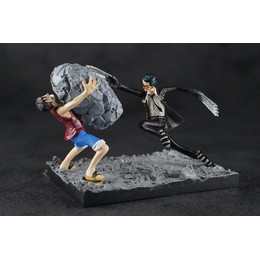 [FIG]ルフィVSキャプテン・クロ 「ワンピース」ポリストーンコレクション Vol.2 フィギュア バンダイ