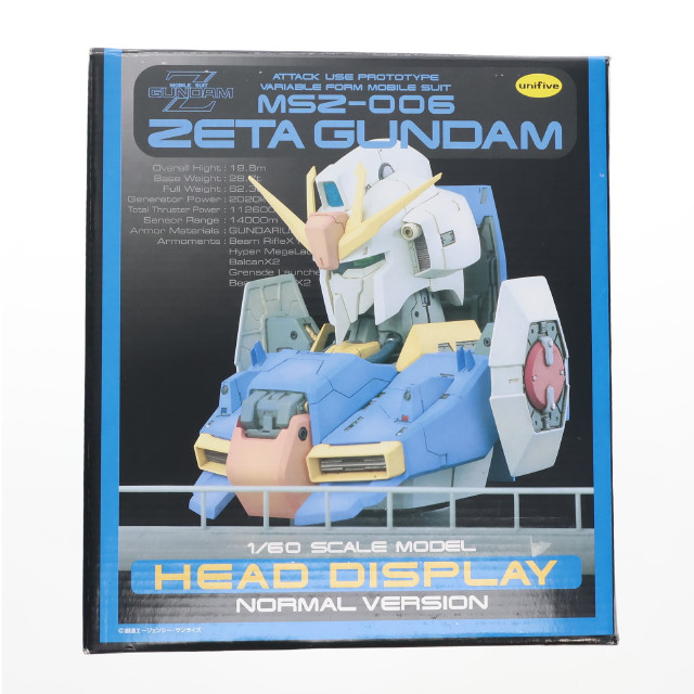 [FIG]MSZ-006 Zガンダム ノーマルカラー版「機動戦士Zガンダム」1/60ヘッドディスプレイ フィギュア バンプレスト