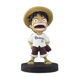 [FIG]モンキー・D・ルフィ 中日ドラゴンズVer. 「ワンピース」 ボビングヘッドワンピース フィギュア ダイブ