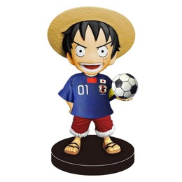 [FIG]モンキー・D・ルフィ サッカー日本代表チームver. 「ワンピース」 ボビングヘッド ONEPIECE フィギュア ダイブ