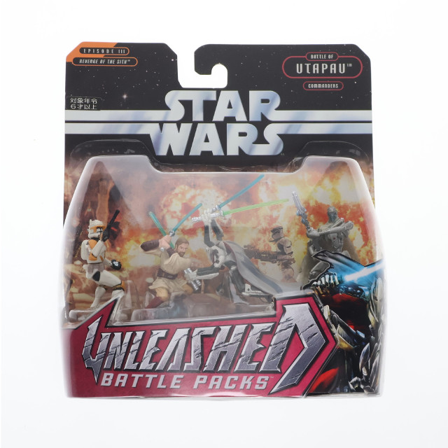 [FIG]BATTLE OF UTAPAU COMMANDERS(4体セット) -ウータパウの戦い コマンダーセット- 「スター・ウォーズ エピソード3/シスの復讐」 Unleashed フィギュア(85882) トミーダイレクト/ハズブロ