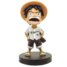 [FIG]モンキー・D・ルフィ 阪神タイガースVer. 「ワンピース」 ボビングヘッドワンピース フィギュア プレックス