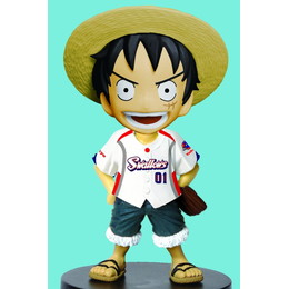 [FIG]モンキー・D・ルフィ 東京ヤクルトスワローズVer. 「ワンピース×東京ヤクルトスワローズ」 ボビングヘッド フィギュア プレックス