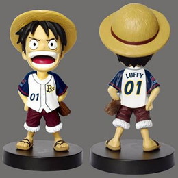 [FIG]モンキー・D・ルフィ バファローズVer. 「ワンピース×オリックス・バファローズ」 ボビングヘッド フィギュア プレックス