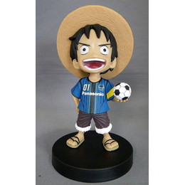 [FIG]モンキー・D・ルフィ ガンバ大阪ver. 「ワンピース」 ボビングヘッド ONEPIECE フィギュア プレックス