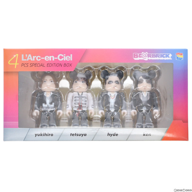 [FIG]BE＠RBRICK-ベアブリック L’Arc～en～Ciel SPECIAL EDITION BOX 4体セット フィギュア(MEDB＠000LE-CIEL) メディコム・トイ