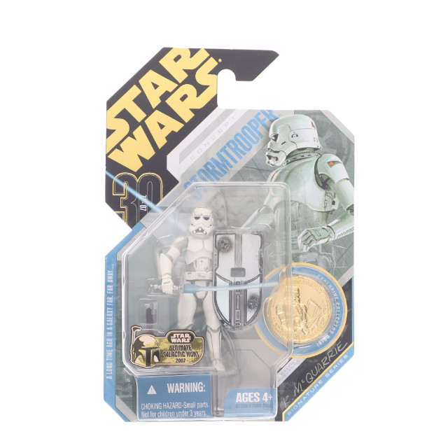 [FIG]マクォーリー コンセプト ストームトルーパー (ゴールド・コイン)  「スター・ウォーズ」 30周年記念ベーシック フィギュア Hasbro(ハズブロ)