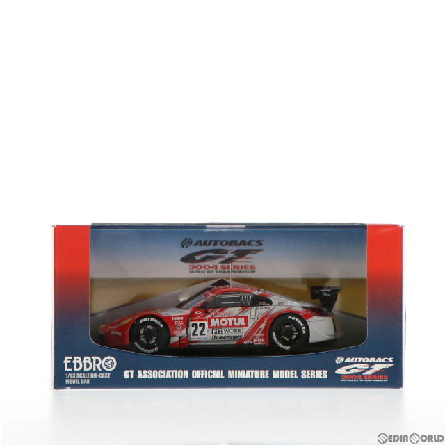 [MDL]オートバックス GT 2004シリーズ 1/43 モチュール ピットワーク Z JGTC 2004 NISSAN #22(レッド×シルバー) 完成品 ミニカー(43572) EBBRO(エブロ)