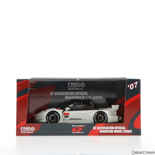 [MDL]オートバックス SUPER GT500 2007シリーズ 1/43 NSX TEST CAR BRIDGESTONE #99(ホワイト) 完成品 ミニカー(43922/922) EBBRO(エブロ)