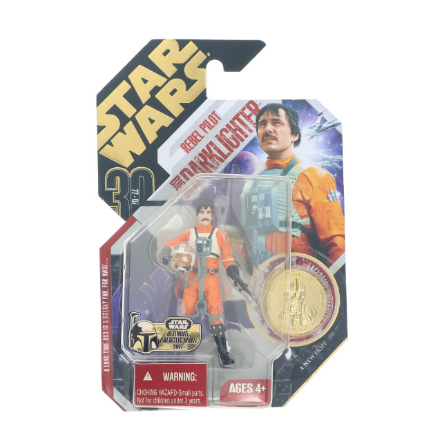 [FIG]反乱軍パイロット ビッグス・ダークライター 30周年版(コイン付) 「スター・ウォーズ エピソード4/新たなる希望」 No.14 ベーシック フィギュア(87210) ハズブロ
