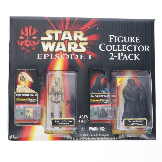 [FIG]ダース・モール & バトル・ドロイド(2体セット) 「スター・ウォーズ エピソード1/ファントム・メナス」 コレクター 2パック コムテックベーシック フィギュア ハズブロ