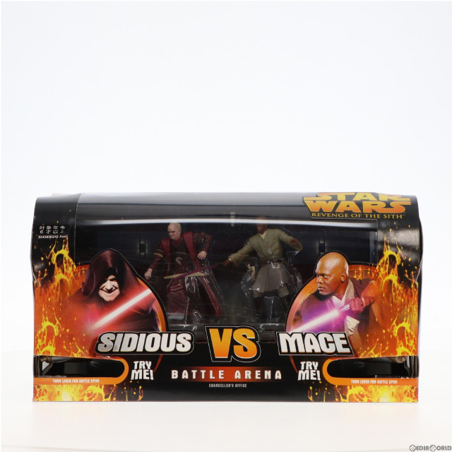 [FIG]DARTH SIDIOUS VS MACE WINDU BATTLE ARENA-ダース・シディアス VS メイス・ウインドゥ バトルアリーナ 「スター・ウォーズ エピソード3 シスの復讐」 アクション フィギュア(85438) ハズブロ