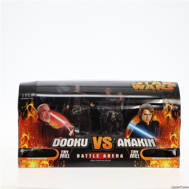 [FIG]COUNT DOOKU VS ANAKIN SKYWALKER BATTLE ARENA-ドゥークー伯爵 VS アナキン・スカイウォーカー バトルアリーナ- 「スター・ウォーズ エピソード3 シスの復讐」 アクション フィギュア(85439) ハズブロ