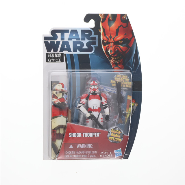[FIG]クローン・ショック・トルーパー 「スターウォーズ/EP1 ファントム・メナス」 ムービーヒーローズ Wave1 塗装済み完成品 フィギュア ハズブロ