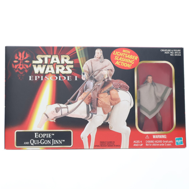 [FIG]イオピーwithクワイ=ガン・ジン 「スター・ウォーズ エピソード1 ファントム・メナス」 クリーチャーwith フィギュア(84354) ハズブロ/トミー