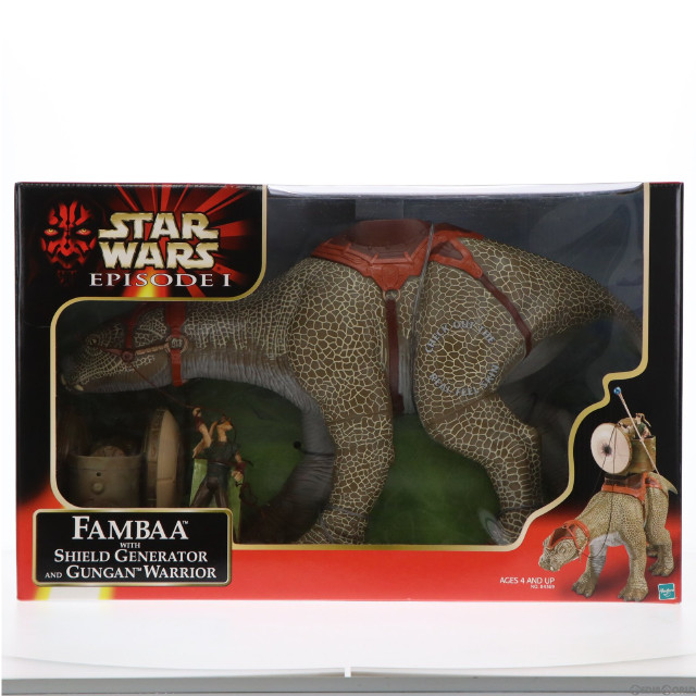 [FIG]ファンバwithシールド・ジェネレーター&グンガン・ウォリアー 「スター・ウォーズ エピソード1」 DXクリーチャーズwith フィギュア ハズブロ/トミー