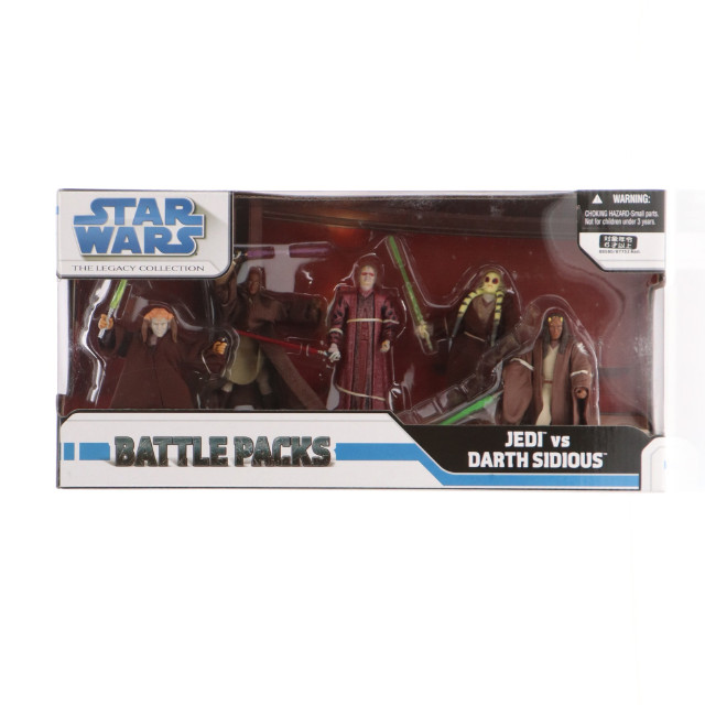 [FIG]ジェダイvsダース・シディアス(NEWパッケージ) 5体セット 「スター・ウォーズ」 レガシーコレクション バトルパック フィギュア(89580) ハズブロ/トミーダイレクト