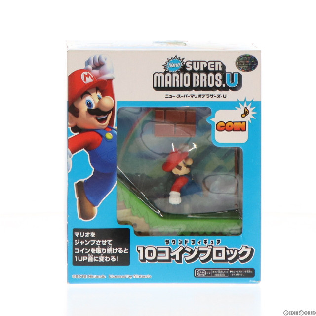 [FIG] 10コインブロック サウンドフィギュア New スーパーマリオブラザーズ U 完成品 フィギュア マルカ