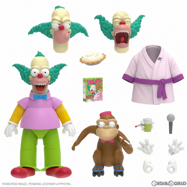 [FIG]クラスティー・ザ・クラウン ザ・シンプソンズ アルティメイト 7インチ アクションフィギュア スーパー7