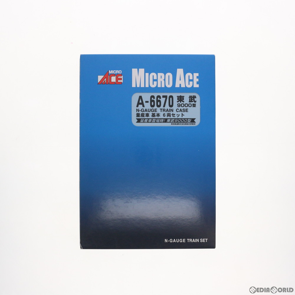 [RWM]A6670 東武9000型・量産車 基本6両セット Nゲージ 鉄道模型 MICRO ACE(マイクロエース)