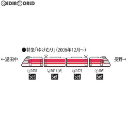 [RWM]98290 長野電鉄1000系ゆけむりセット(4両) Nゲージ 鉄道模型 TOMIX(トミックス)