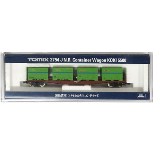 [RWM]2754 国鉄貨車 コキ5500形(コンテナ付) Nゲージ 鉄道模型 TOMIX(トミックス)