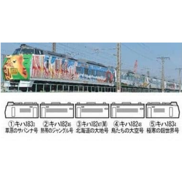 98918 限定品 JR キハ183系 特急ディーゼルカー(旭山動物園号