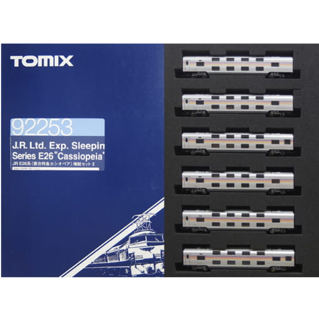 [RWM]92253 JR E26系(寝台特急カシオペア) 増結II・6両セット Nゲージ 鉄道模型 TOMIX(トミックス)