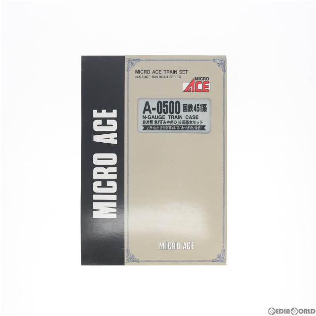 [RWM]A0500 国鉄 451系 非冷房 急行「みやぎの」 基本6両セット Nゲージ 鉄道模型 MICRO ACE(マイクロエース)