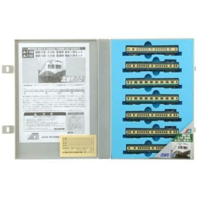 [RWM]A1190 国鉄70系 スカ色・登場時 基本7両セット Nゲージ 鉄道模型 MICRO ACE(マイクロエース)