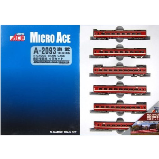 買取]A2093 東武 1800系 最終増備車 6両セット Nゲージ 鉄道模型 MICRO
