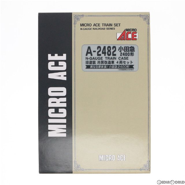 [RWM]A2482 小田急2400形 旧塗装 冷房改造車 4両セット Nゲージ 鉄道模型 MICRO ACE(マイクロエース)