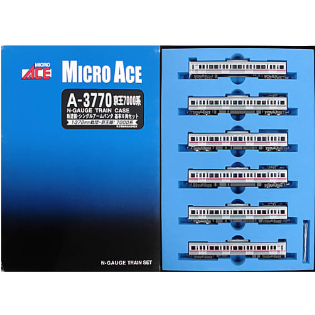 [RWM]A3770 京王 7000系 新塗装・シングルアームパンタ 基本6両セット Nゲージ 鉄道模型 MICRO ACE(マイクロエース)