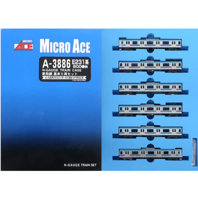 [RWM]A3886 E231系800番台 東西線 基本6両セット Nゲージ 鉄道模型 MICRO ACE(マイクロエース)