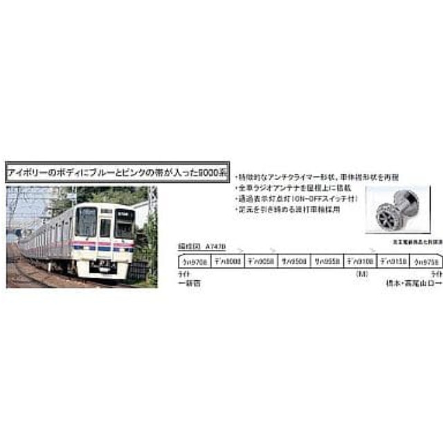 [RWM]A7470 京王 9000系 8両セット Nゲージ 鉄道模型 MICRO ACE(マイクロエース)